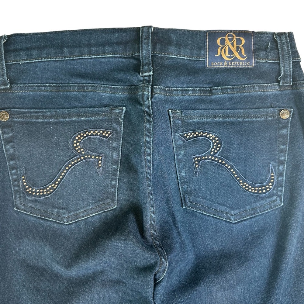 Rock & Republic Kasandra Dark Wash Bootcut Jeans Size 8M R010314 - Picture 3 of 8